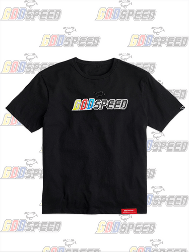 G.O.D.SPEED™ Power Black Short S. - Embroidered