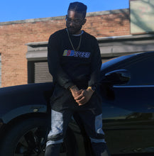 Load image into Gallery viewer, G.O.D.SPEED™ Power Black Long Sleeve - Embroidered