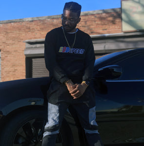 G.O.D.SPEED™ Power Black Long Sleeve - Embroidered