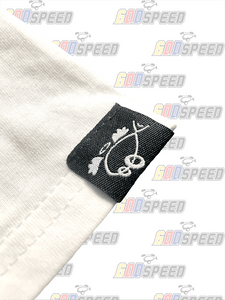 G.O.D.SPEED™ Rapture White Short S. - Embroidered