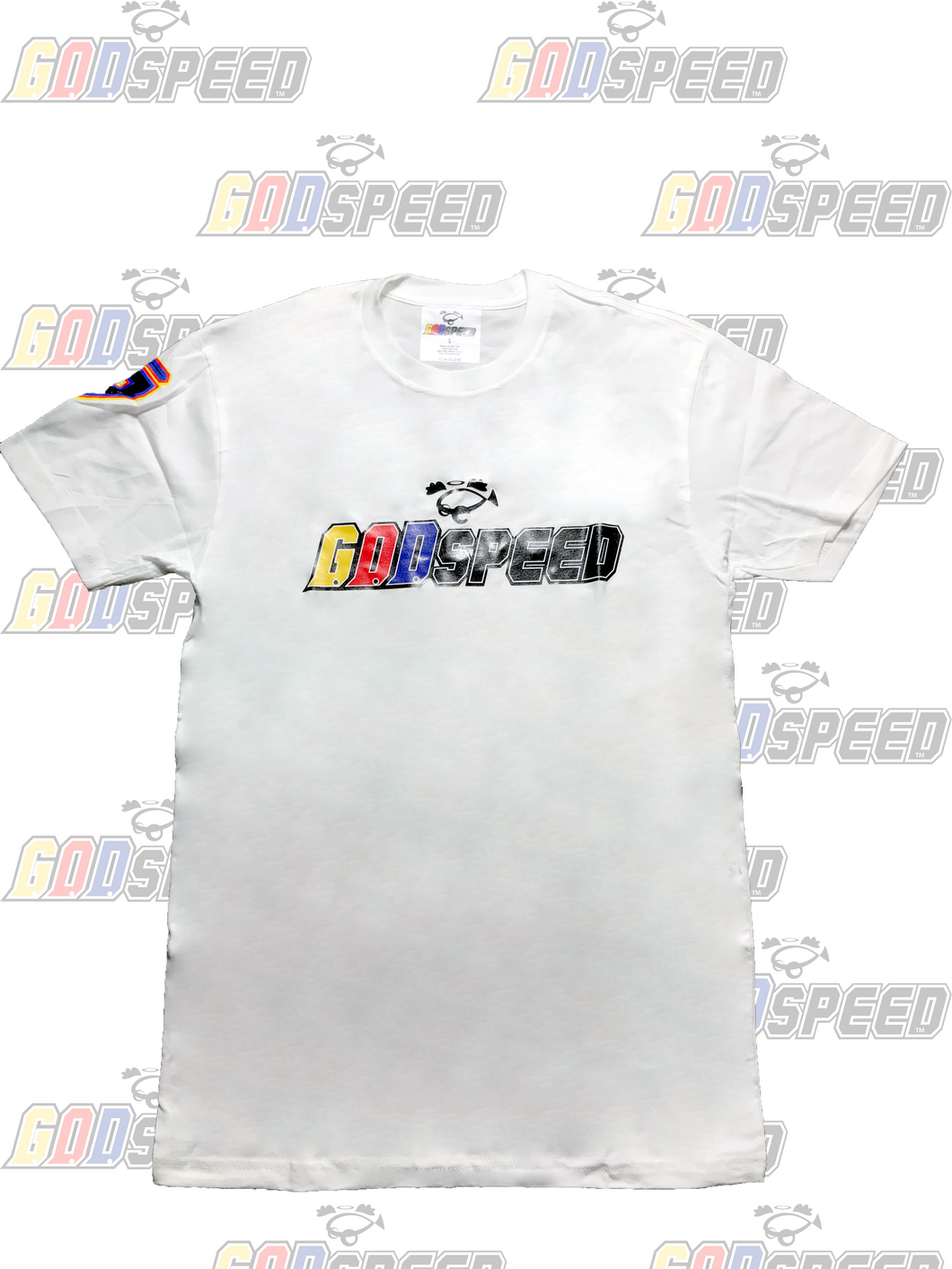 G.O.D.SPEED™ Rapture White Short S. - Print